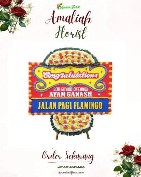Sewa Papan Bunga Setonopande